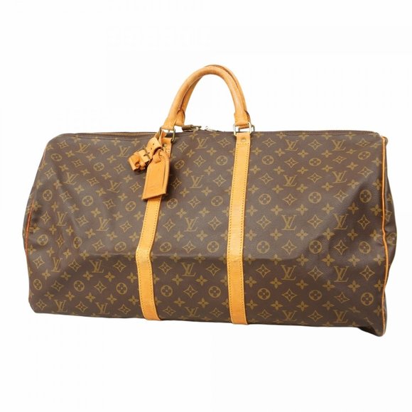 LOUIS VUITTON Brown Monogram Keepall 60 Boston Bag - Picture 1 of 13